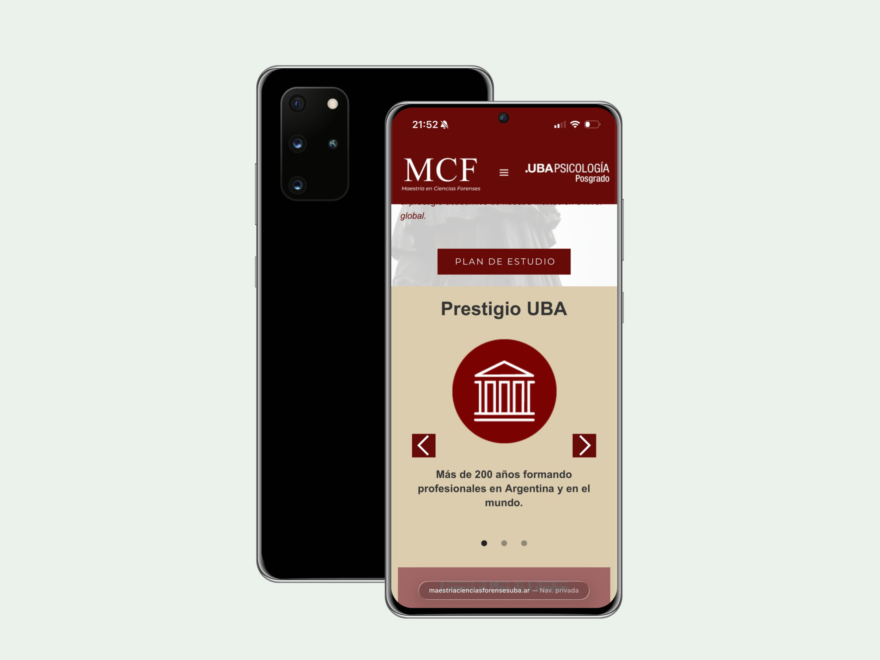 Web Maestría UBA